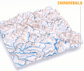 3d view of Shīman-e Bālā