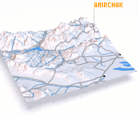 3d view of Amīr Chāk