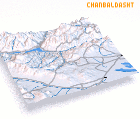 3d view of Chanbal Dasht