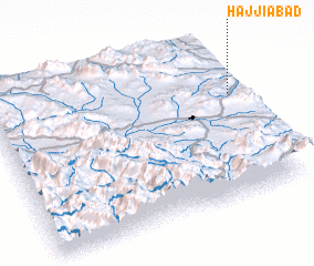 3d view of Ḩajjīābād