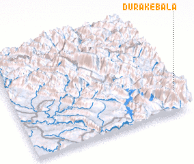 3d view of Dūrak-e Bālā