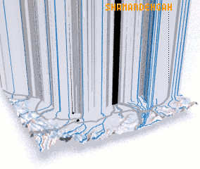3d view of Shamān Dehgāh