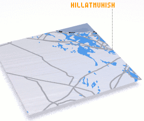 3d view of Ḩillat Muḩīsh