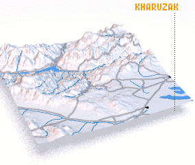 3d view of Kharūzak