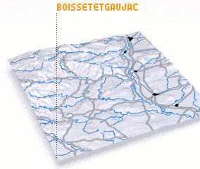 3d view of Boisset-et-Gaujac