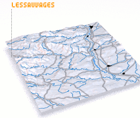 3d view of Les Sauvages