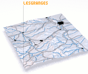 3d view of Les Granges