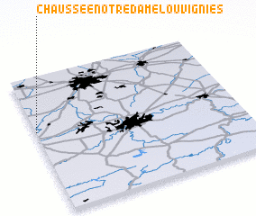 3d view of Chaussée-Notre-Dame-Louvignies