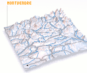 3d view of Montvendre