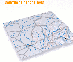 3d view of Saint-Martin-en-Gâtinois