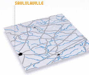 3d view of Saulx-la Ville