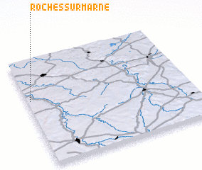 3d view of Roches-sur-Marne