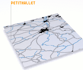 3d view of Petit-Hallet