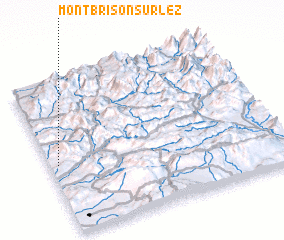 3d view of Montbrison-sur-Lez