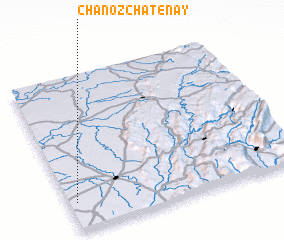3d view of Chanoz-Châtenay