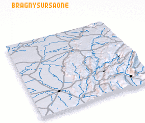 3d view of Bragny-sur-Saône