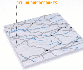 3d view of Belval-Bois-des-Dames