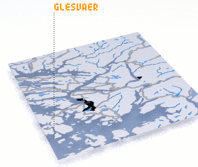 3d view of Glesvær