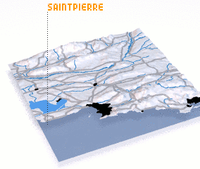 3d view of Saint-Pierre