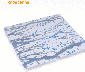 3d view of Sør Oppedal