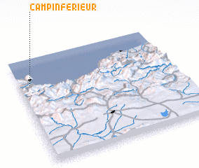 3d view of Camp Inférieur