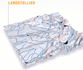 3d view of Le Montellier