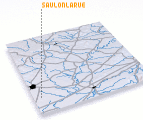 3d view of Saulon-la-Rue