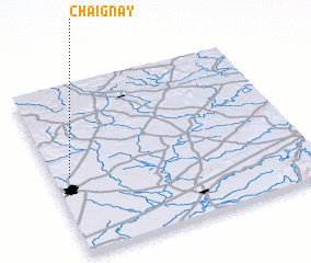 3d view of Chaignay