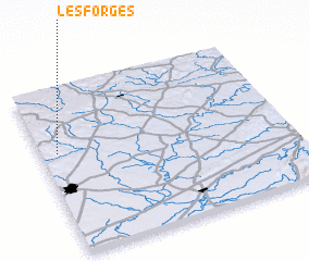 3d view of Les Forges