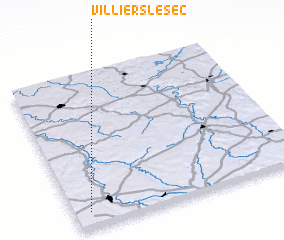 3d view of Villiers-le-Sec