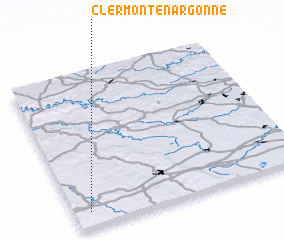 3d view of Clermont-en-Argonne