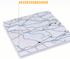 3d view of Gesnes-en-Argonne