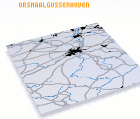 3d view of Orsmaal-Gussenhoven