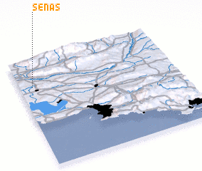 3d view of Sénas