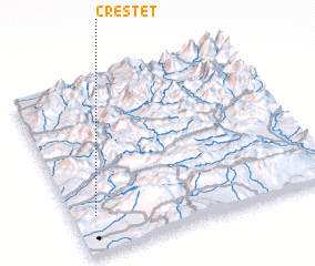 3d view of Crestet