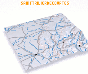 3d view of Saint-Trivier-de-Courtes