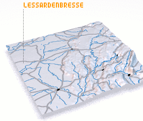 3d view of Lessard-en-Bresse