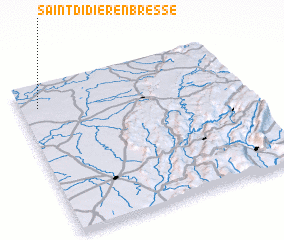 3d view of Saint-Didier-en-Bresse