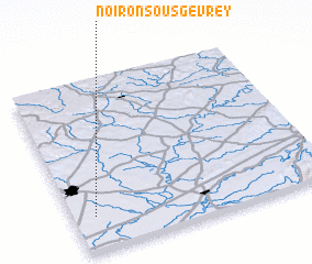 3d view of Noiron-sous-Gevrey