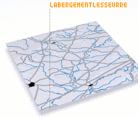 3d view of Labergement-lès-Seurre