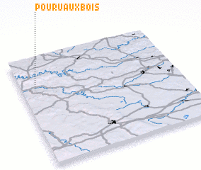 3d view of Pouru-aux-Bois