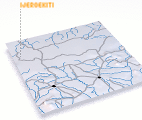 3d view of Ijero Ekiti