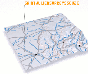 3d view of Saint-Julien-sur-Reyssouze