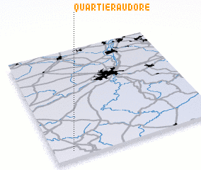 3d view of Quartier au Doré