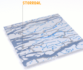 3d view of Størrdal