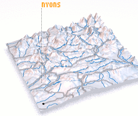 3d view of Nyons