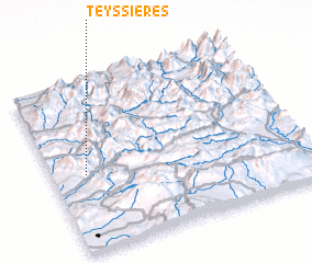 3d view of Teyssières