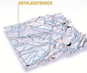 3d view of Satolas-et-Bonce