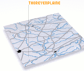 3d view of Thorey-en-Plaine