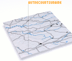 3d view of Autrecourt-sur-Aire